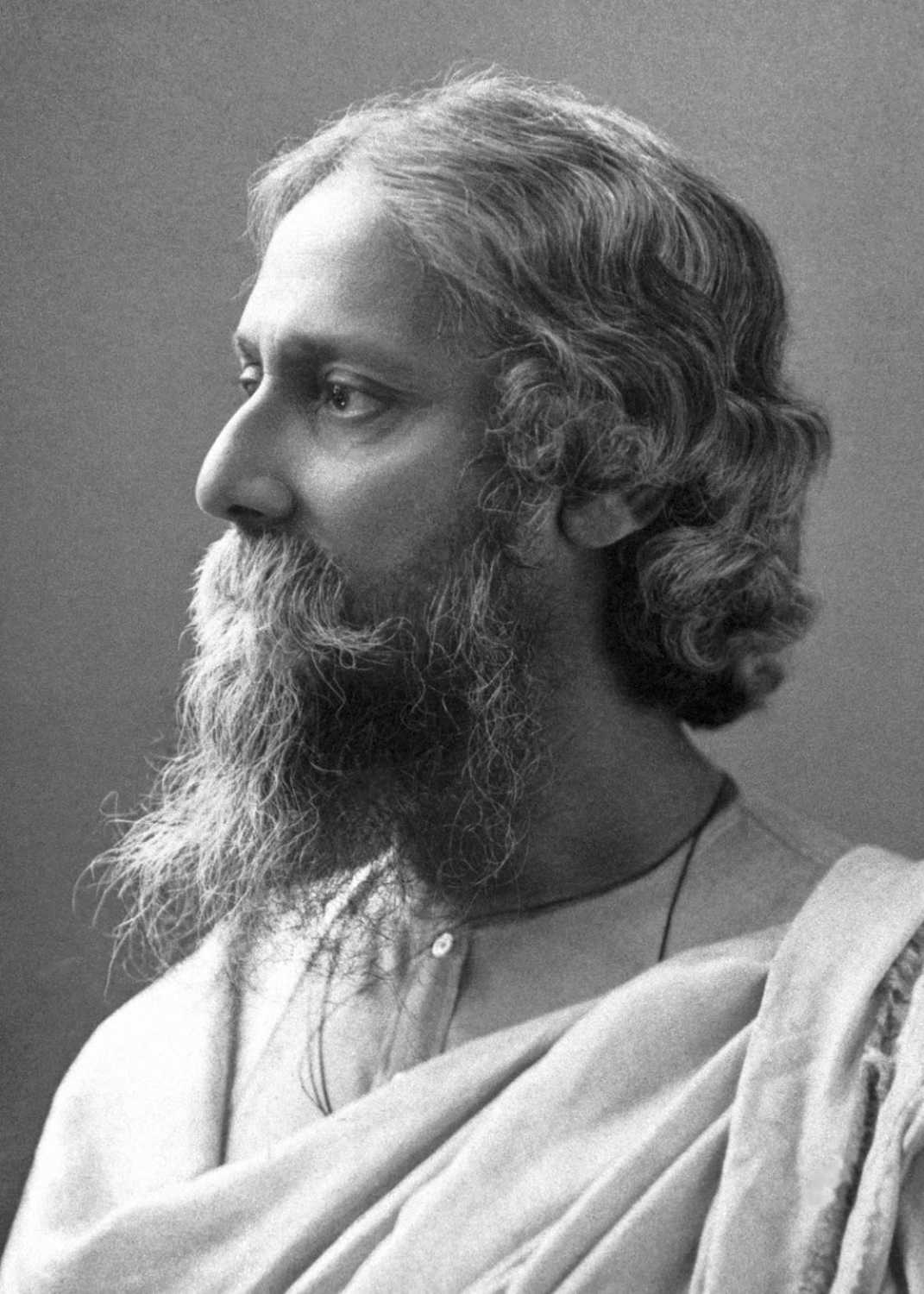 Rabindranath Tagore(拉宾德拉纳特·泰戈尔) 肖像